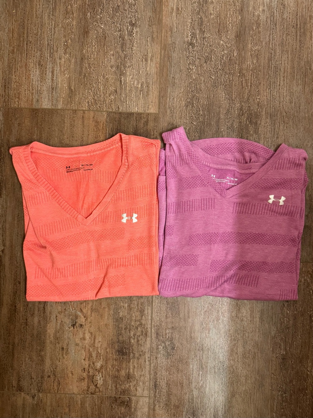 Women’s Under Armour V-Neck Performance Tops Lot Activewear Athleisure XL